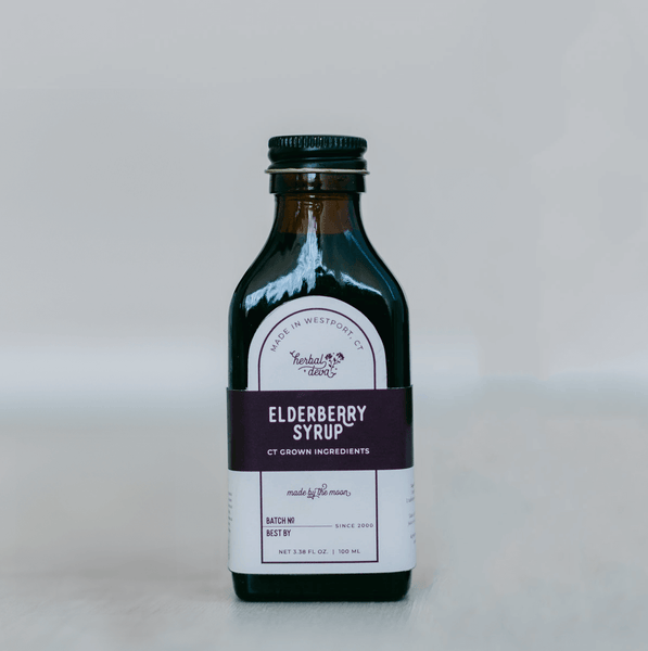 Fresh Elderberry Syrup
