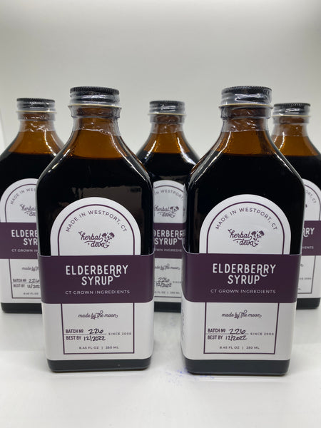 Fresh Elderberry Syrup