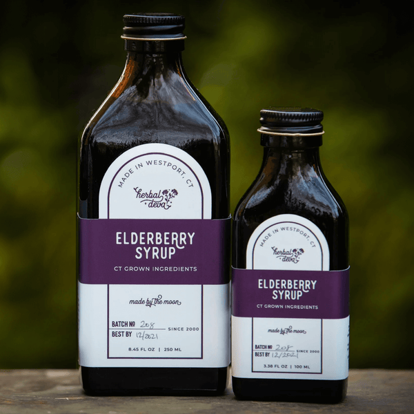 Fresh Elderberry Syrup