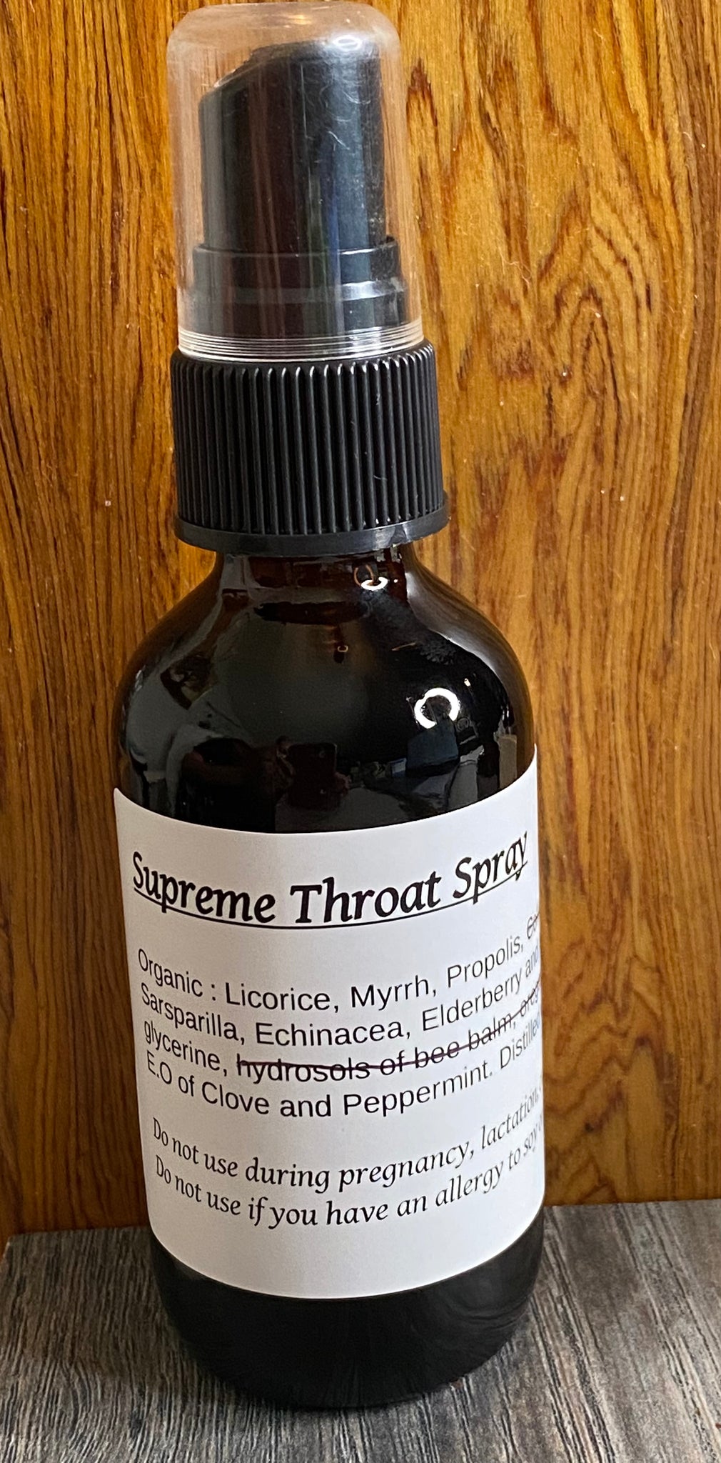 supreme throat spray